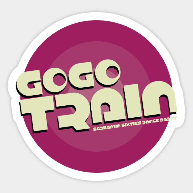 GoGo Train Logo Sticker by modernistdesign